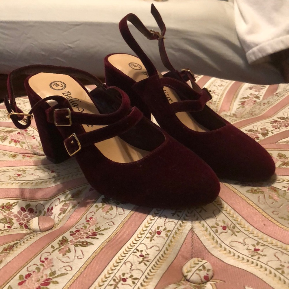 Bella vita burgundy shoe